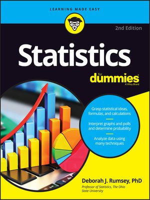 cover image of Statistics For Dummies
